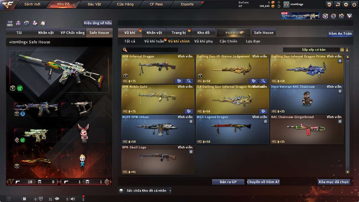 shop acc cf uy tin gia re